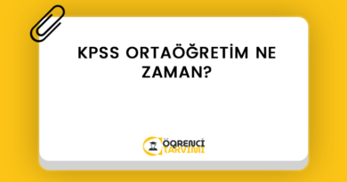 kpss ortaöğretim ne zaman